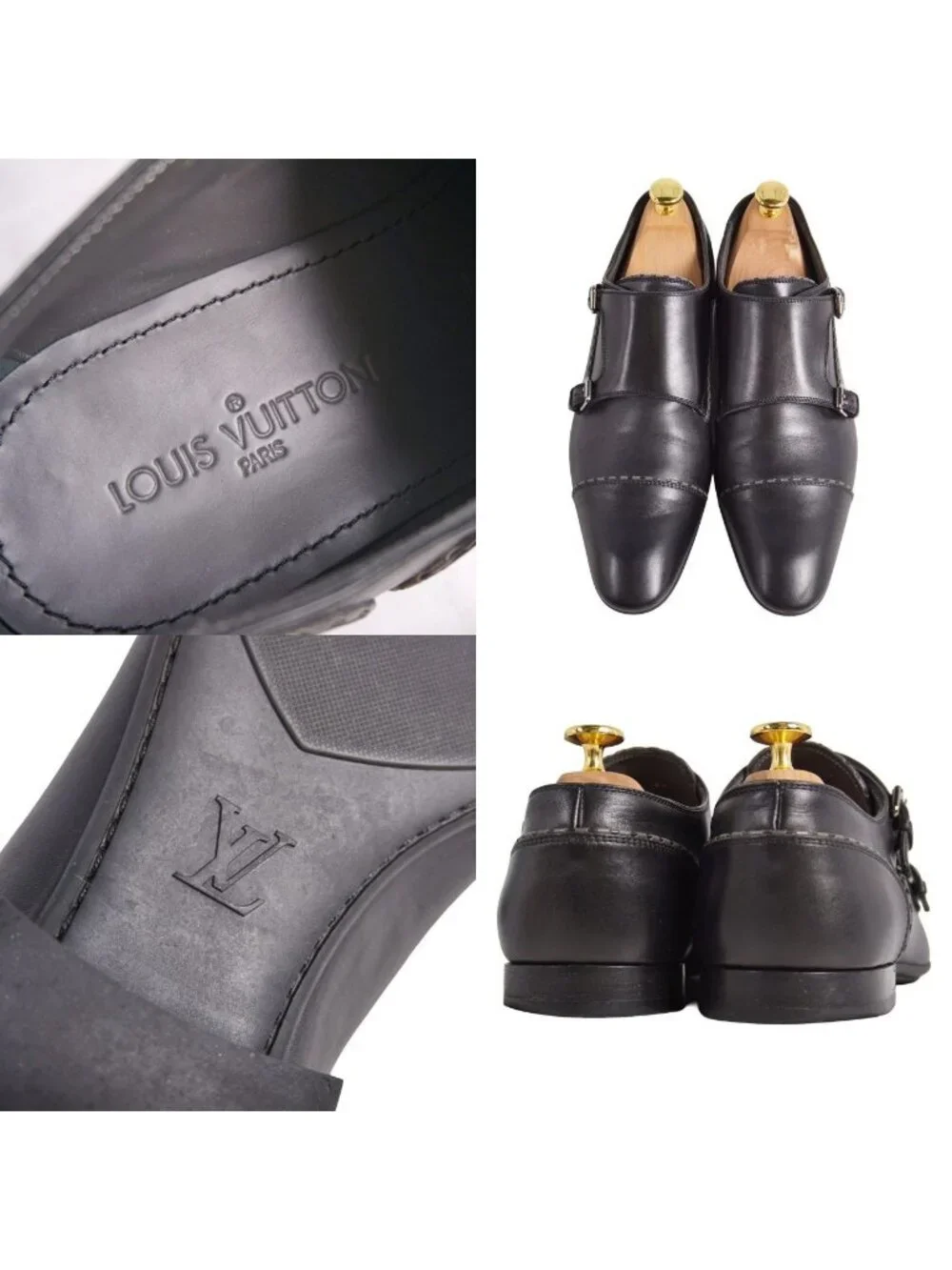 Louis Vuitton Leather?shoes Double Monks